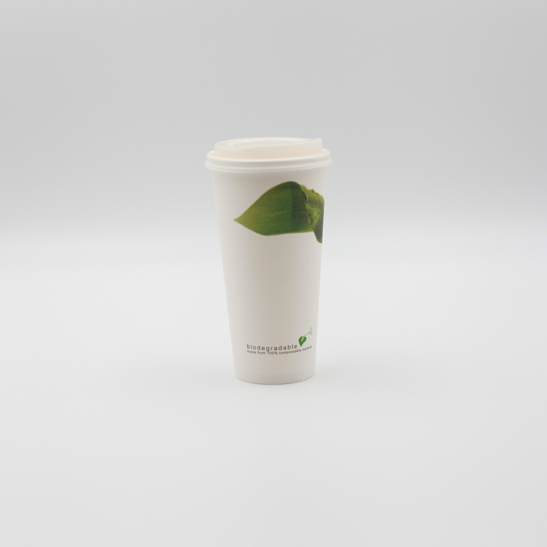Compostable 24 oz Recycled Paper Coffee Cup