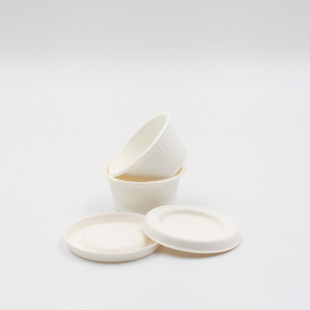 Bagasse LID for the 2 oz Bagasse Container