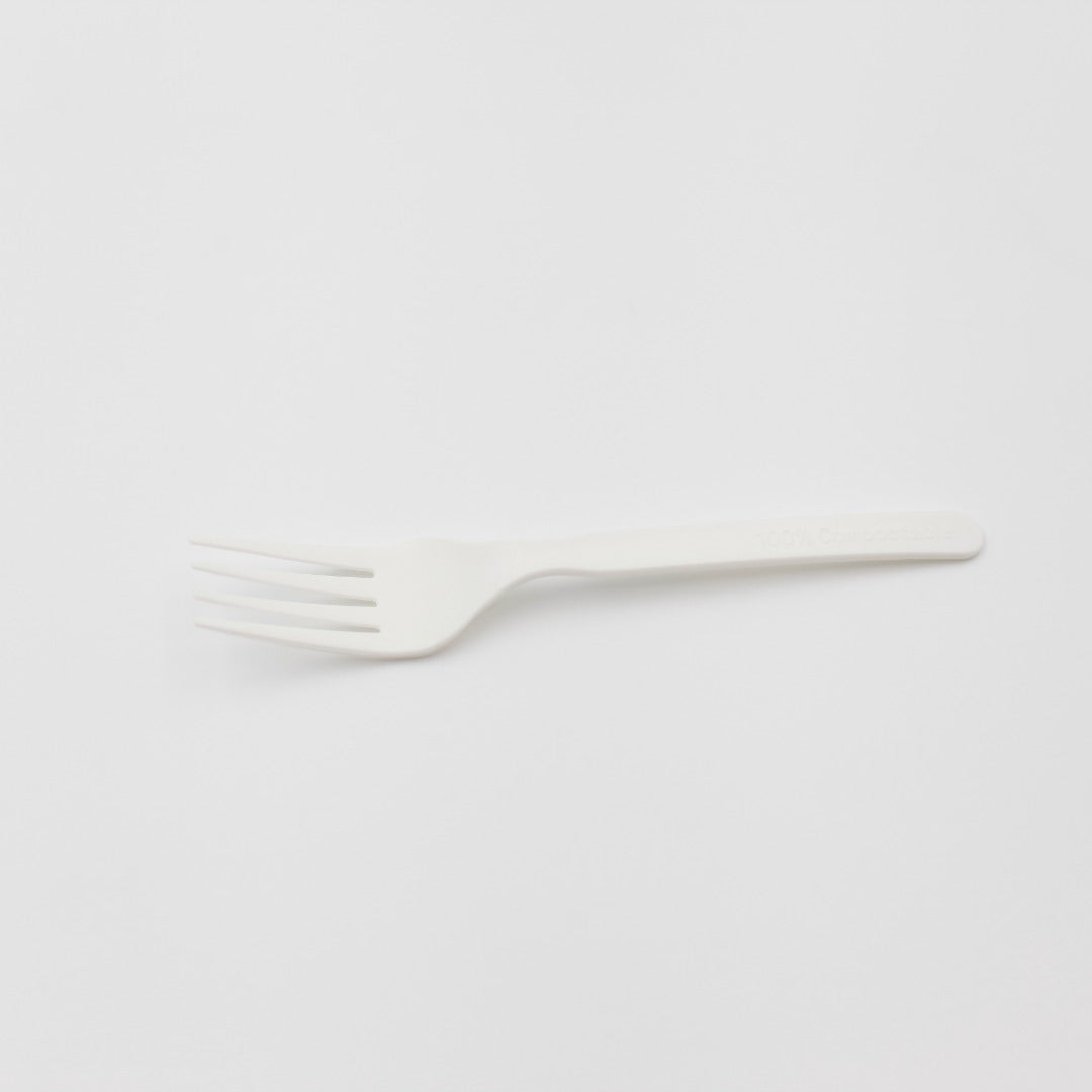 Compostable 6" CPLA Fork